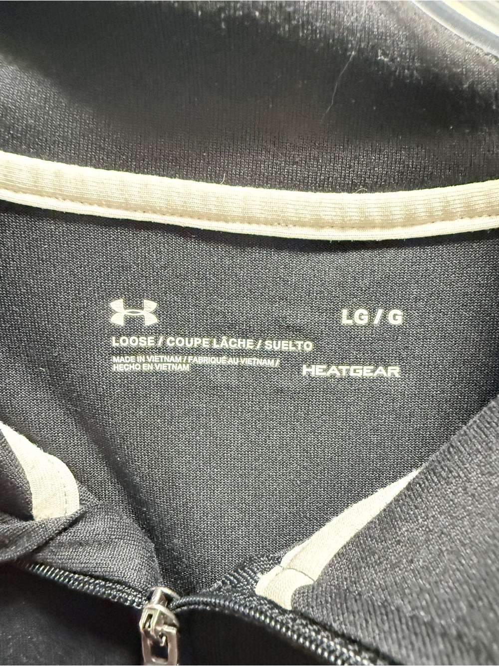 Under Armour Black Men’s Half-Zip Performance Pullover - Picture 4 of 5